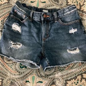 Girls size 16 youth old navy jean shorts